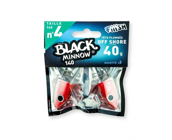 FIIISH BLACK MINNOW JIG HEAD NO.4 BM347 60G KAKI , 3 image