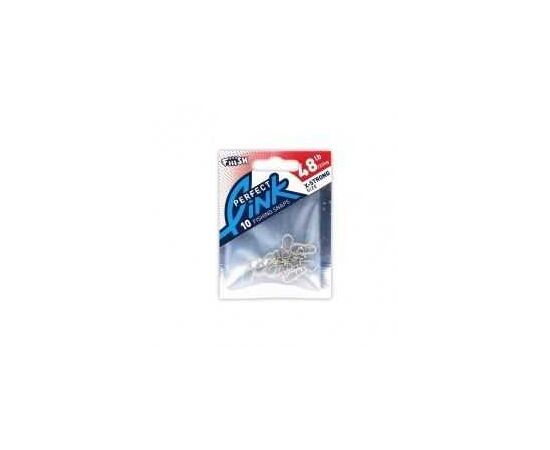 FIIISH PERFECT LINK LURE CLIP GAM382 X-STRONG 48LB 10PCS 