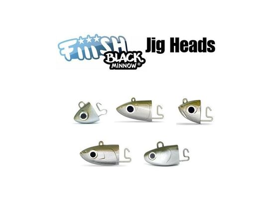 FIIISH BLACK MINNOW JIG HEAD NO.3 