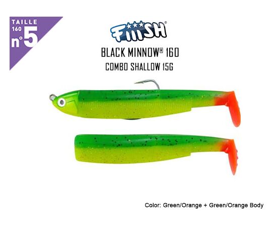 FIIISH BLACK MINNOW NO.5 - רק גופים , 14 image