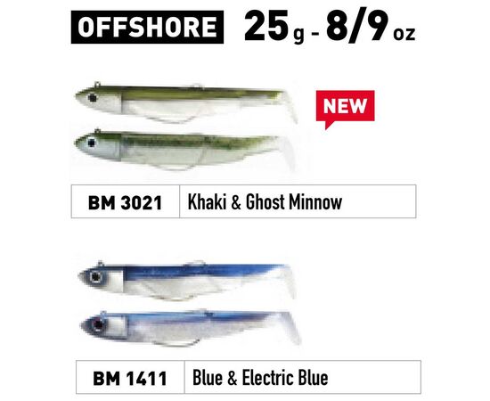 FIIISH BLACK MINNOW DOUBLE COMBO NO.3 OFFSHORE 25G 