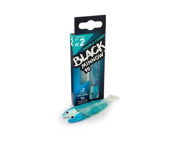 FIIISH BLACK MINNOW DOUBLE COMBO NO.2 OFFSHORE 10G , 2 image