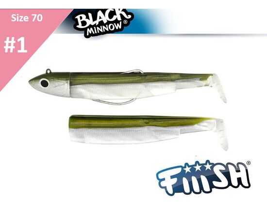 FIIISH BLACK MINNOW COMBO NO.1 6G 