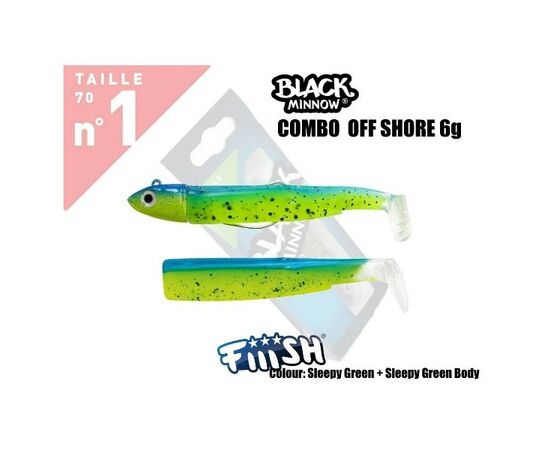 FIIISH BLACK MINNOW COMBO NO.1 6G , 4 image