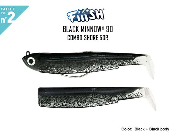 FIIISH BLACK MINNOW COMBO NO.2 5G , 4 image