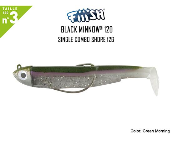 FIIISH BLACK MINNOW COMBO NO.3 SHORE 12G , 3 image