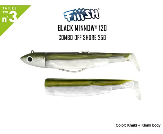 FIIISH BLACK MINNOW COMBO NO.3 OFFSHORE 25G , 8 image