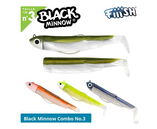 FIIISH BLACK MINNOW COMBO NO.3 SEARCH 18G 