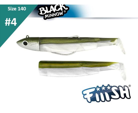 FIIISH BLACK MINNOW COMBO NO.4 40G BM199 KAKI 