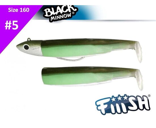 FIIISH BLACK MINNOW COMBO NO.5 DEEP 90G BM793 Candy Green , 4 image