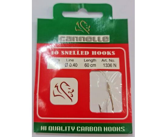 CANNELLE SNELLED HOOKS 1336 - קרס  קשור עגול/נורבגי 