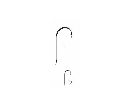 CANNELLE SNELLED HOOKS 1336 - קרס  קשור עגול/נורבגי , 2 image