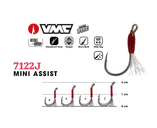 VMC MINI ASSIST HOOK  7122SA NT 