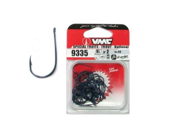 VMC 9335BL NATIONAL TROUT 100PCS. - קרס קרבון 