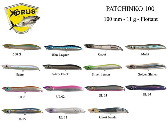 XORUS PATCHINKO 100MM 15.1G PINK BELONE 