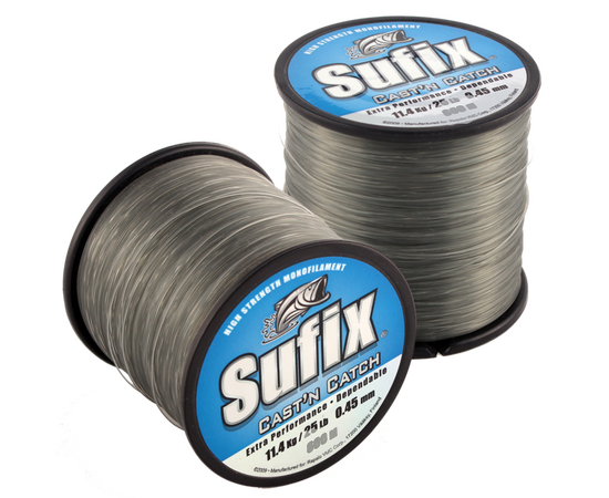 Sufix Cast 'n Catch 1KG Spool - חוט ניילון 