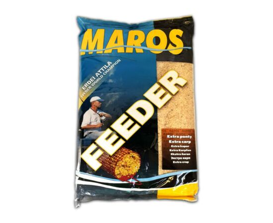 MAROS MIX EXTRA FEEDER 1KG MAEX105 NATURAL FLAVOR - תערובת לקרפיון בטעם טבעי 