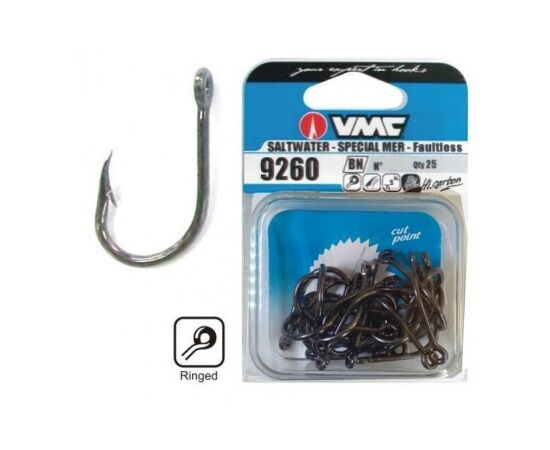 VMC 9260BN Live Bait Hook 10 Pcs. - קרס 