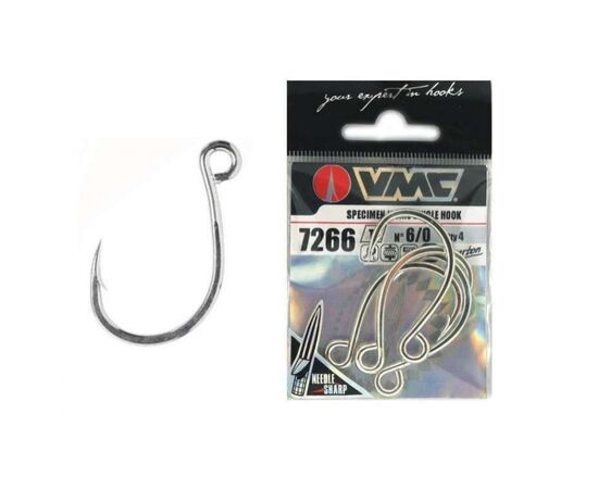 VMC 7266 TI Specimen Inline Single Hook 7Pcs. Size 1/0 - קרס 