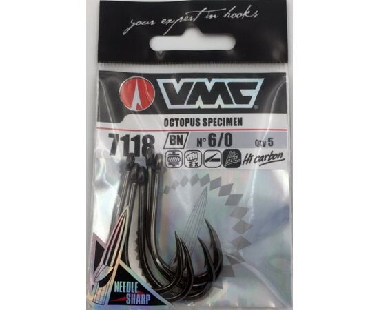 VMC 7118 BIG BAIT LIVE BAIT 2X Strong 2Pcs. Size 10/0 - קרס 