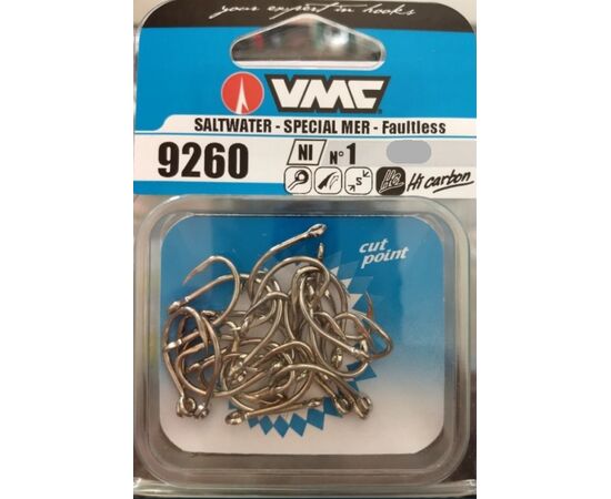 VMC 9260NI Live Bait Hook 10 Pcs. - קרס 