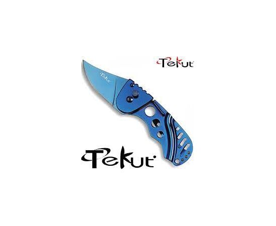 Tekut - Tusk (LK5261C) Folding Knife Titanium Blue 