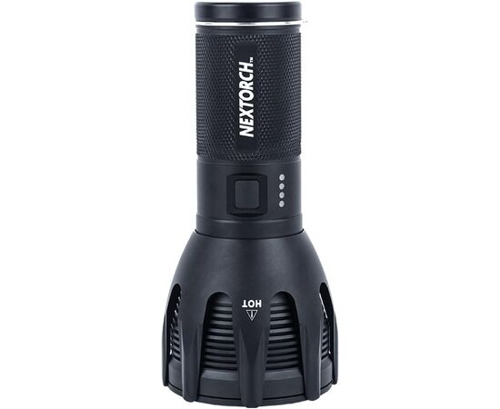 פנס - NEXTORCH 2600 Lumen Saint Torch 3 High Output USB Rechargeable LED Search Torch , 2 image