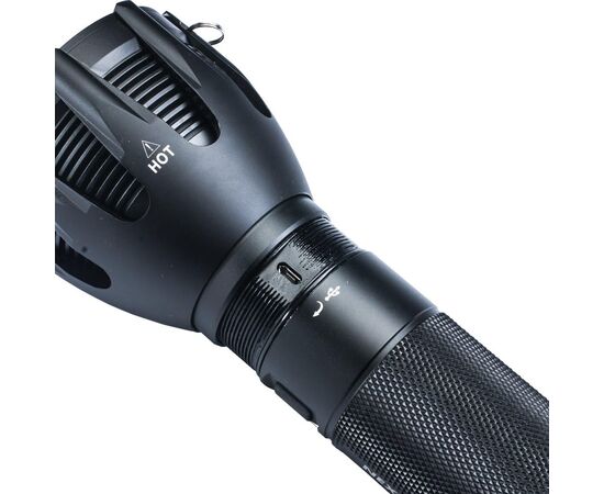 פנס - NEXTORCH 2600 Lumen Saint Torch 3 High Output USB Rechargeable LED Search Torch , 4 image