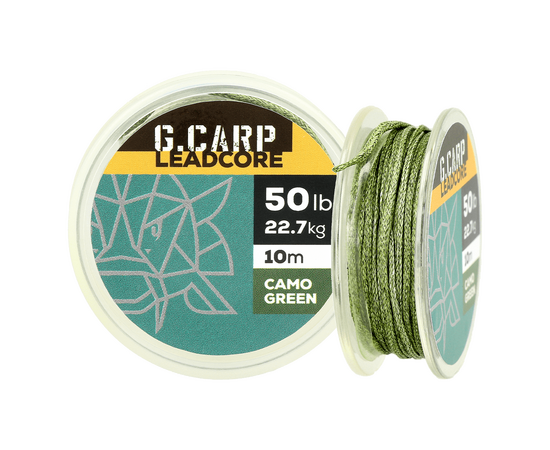 GOLDEN CARP Leadcore 10m 50lb Camo Green 