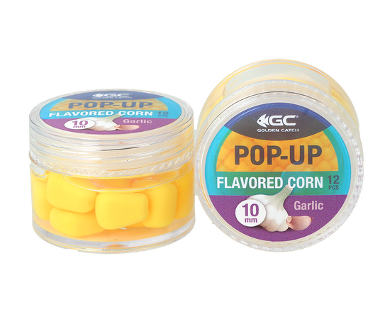 GOLDEN CATCH Corn in dip Pop-Up Flavored 10mm Garlic -  תירס מסיליקון בדיפ בטעם שום