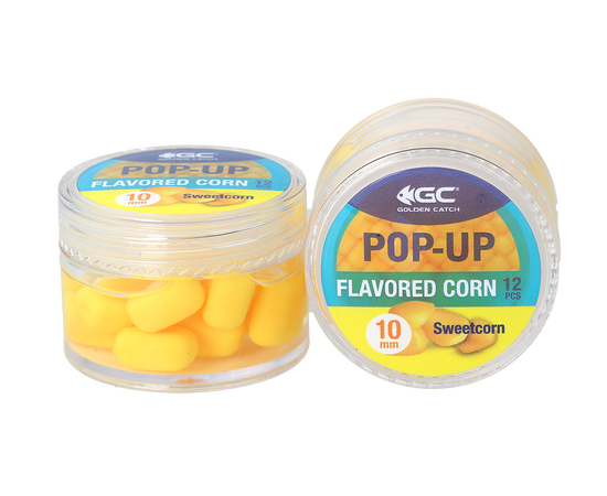 GOLDEN CATCH Corn in dip Pop-Up Flavored 10mm Sweetcorn -  תירס מסיליקון בדיפ בטעם תירס מתוק 