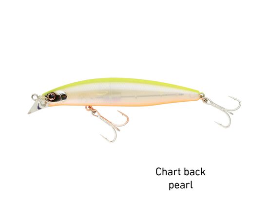 Daiwa Shoreline Shiner Z Vertice 97F 97mm 14.3g ~30-80cm Chartreuse Back Pearl 