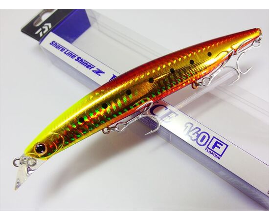 Daiwa Shoreline Shiner Z Vertice 140F 140mm 25.6g ~30-120cm Burning Gold Iwashi 