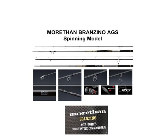 Daiwa Morethan Branzino Ags 90 Hfs 274cm 14-42g , 2 image