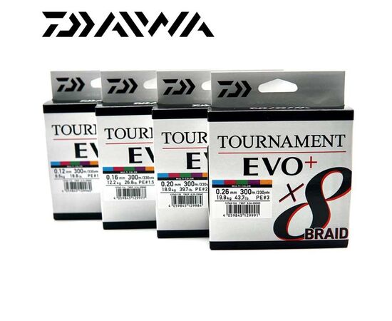 DAIWA Tournament x8 Braid EVO+ 270m  green 